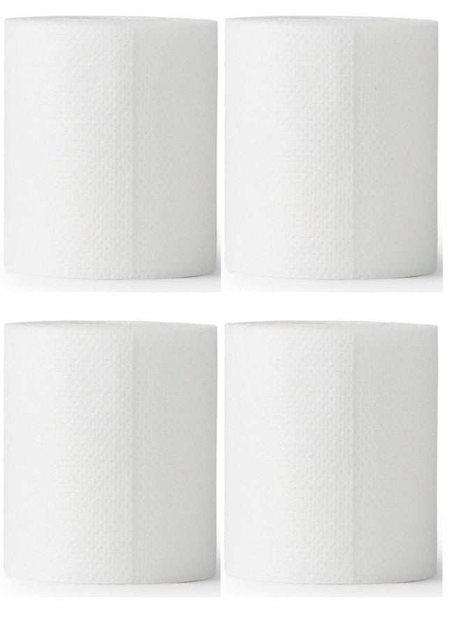 كومفرت أكسيس شريط لاصق قماشي ناعم ممتاز سهل التمزق 2 بوصة × 10 ياردات للإسعافات الأولية، شريط جراحي قماشي يسمح بمرور الهواء (عبوة من 4 قطع) - Image 2